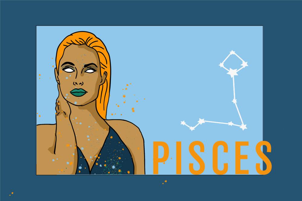 Zodiac Pisces | Das Sternzeichen Fische | PopArt by Ann-Christin Scharf | PlusPerfekt