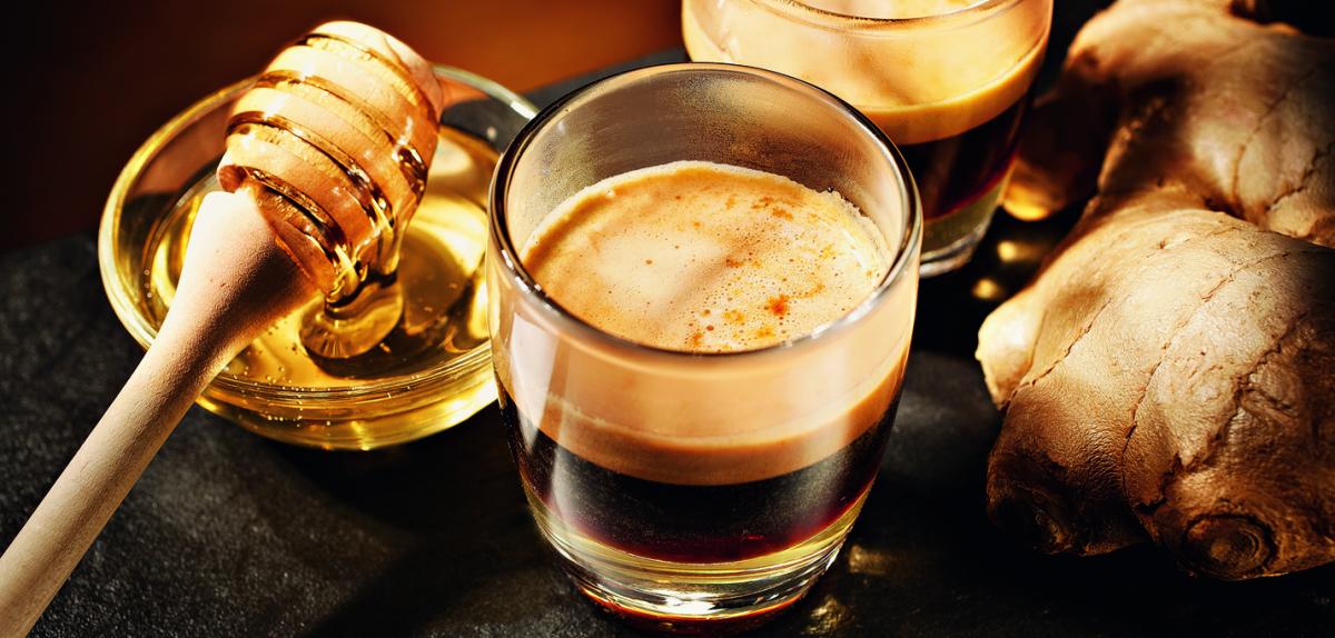 Kaffee-Spezialität Ginger Honey Coffee | Credits: Jura