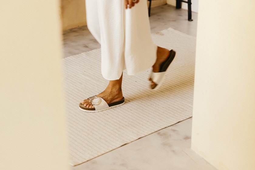 Silberne Gesundheitspantolette Hermine1 von Josef Seibel aus der FS25-Kollektion