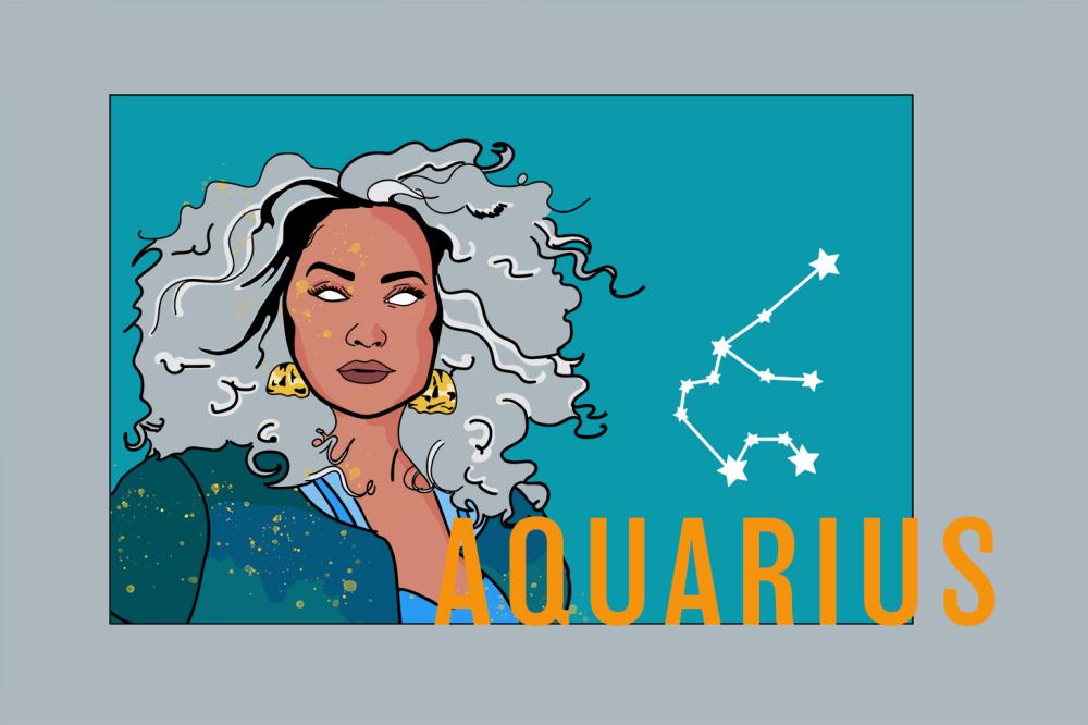Zodiac Aquarius | Das Sternzeichen Wassermann | PopArt by Ann-Christin Scharf | PlusPerfekt