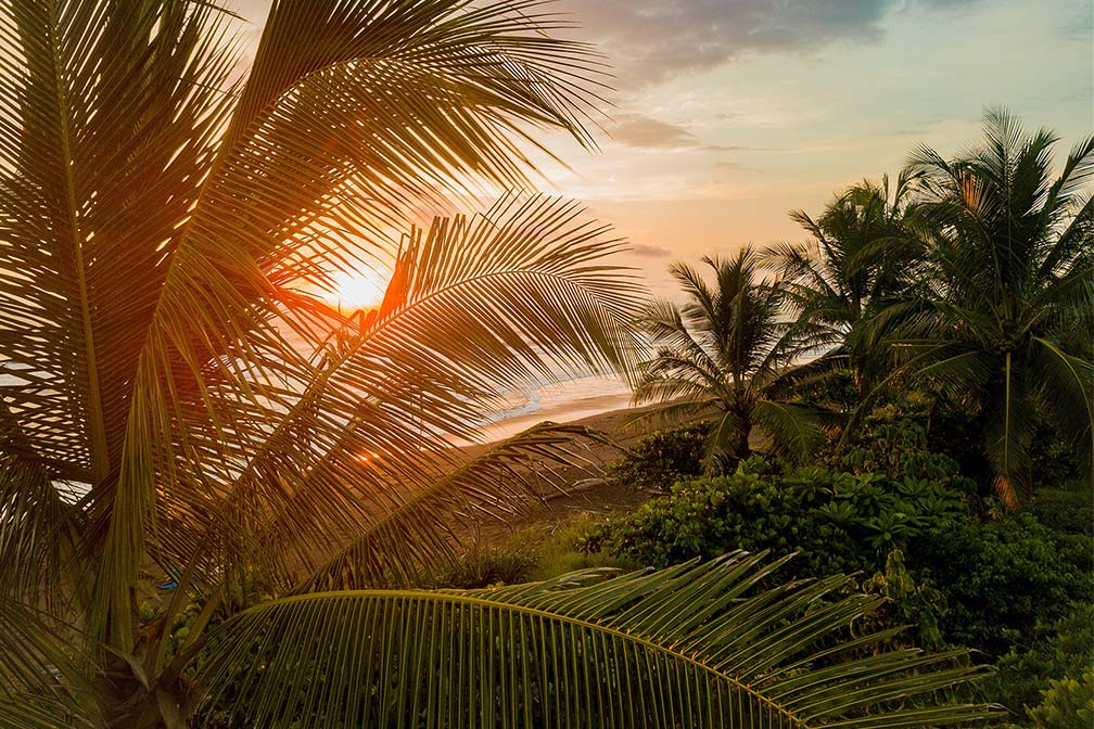 Sonnenuntergang auf Costa Rica