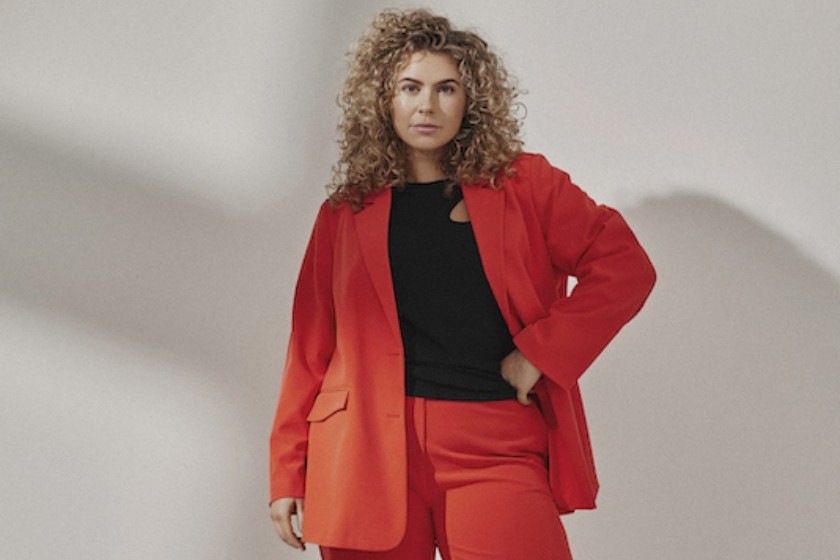 Oversized Blazer für Curvys von Evoked Vila